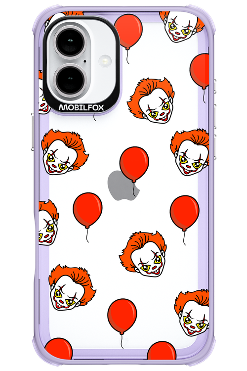 Mystery Clown (Transparent) - Apple iPhone 16 Plus
