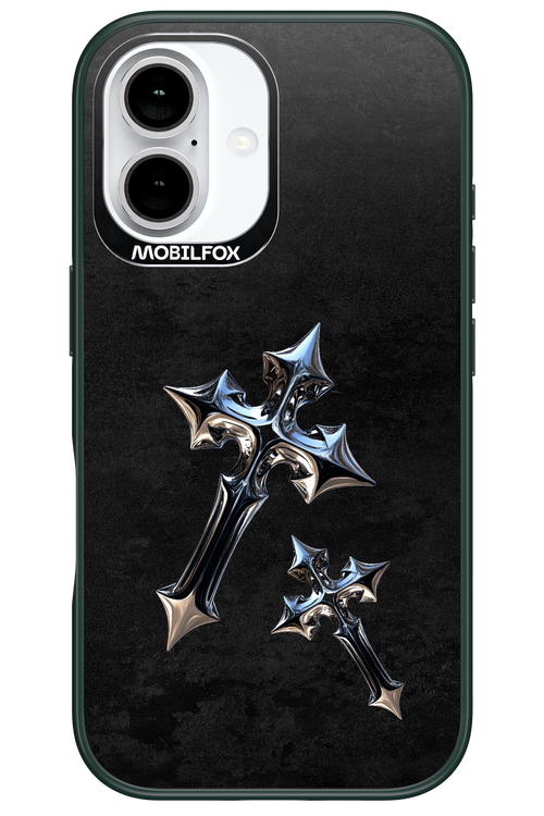 Chrome Crosses - Apple iPhone 16