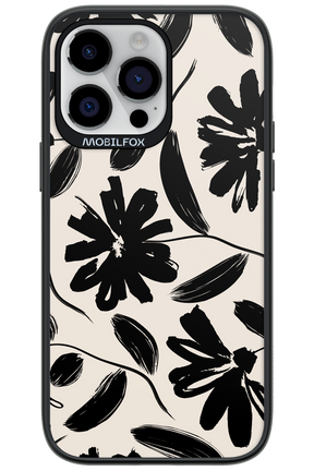 Monochrome Flowerss - Apple iPhone 14 Pro Max