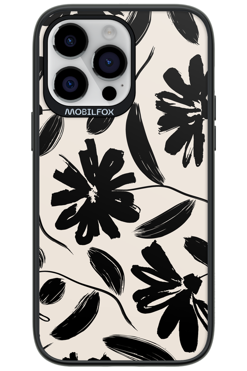 Monochrome Flowerss - Apple iPhone 14 Pro Max
