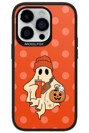 Ghost Girl (Orange) - Apple iPhone 14 Pro