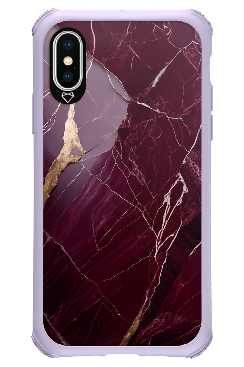 Burgundy Marble 2.0 - Apple iPhone XS