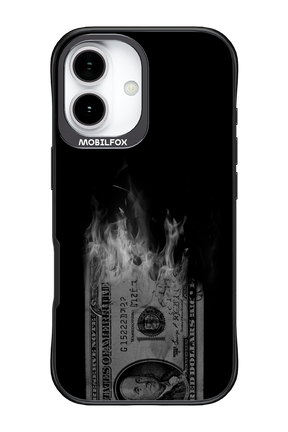 Money Burn B&W - Apple iPhone 17