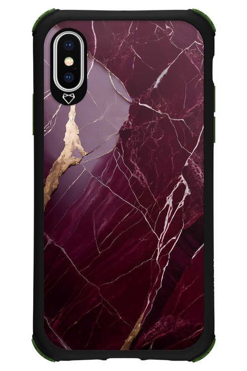Burgundy Marble 2.0 - Apple iPhone XS
