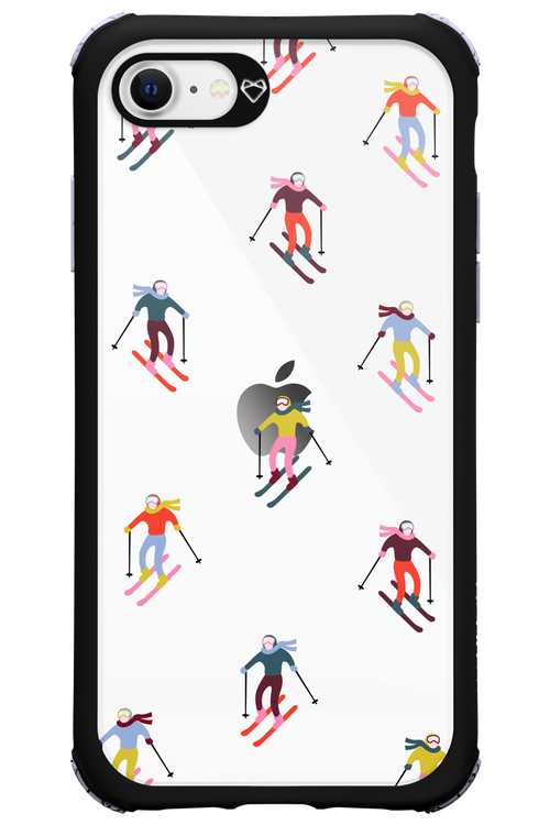 Snow Motion (Transparent) - Apple iPhone SE 2020