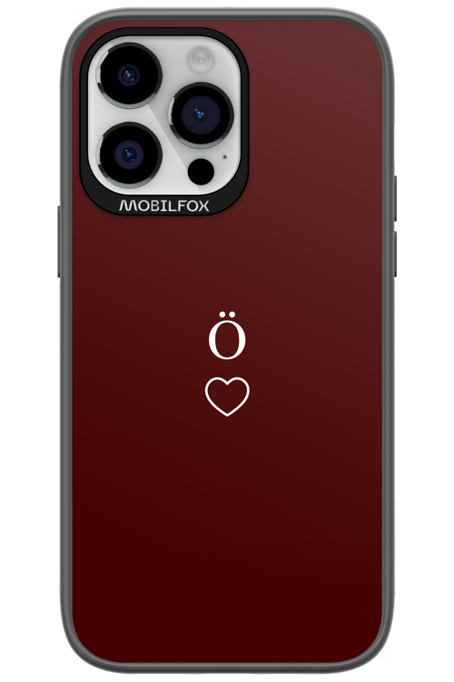 O Burgundia II 2.0 - Apple iPhone 14 Pro Max