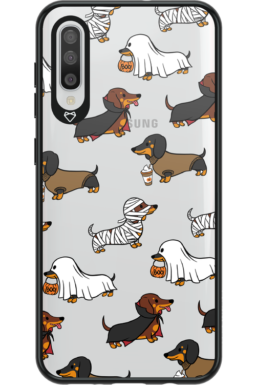 Scary Dachshund (Transparent) - Samsung Galaxy A50