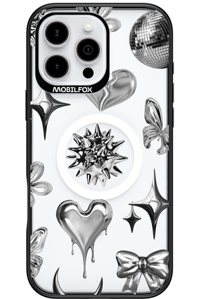 Silver Zone Transparent - Apple iPhone 16 Pro Max