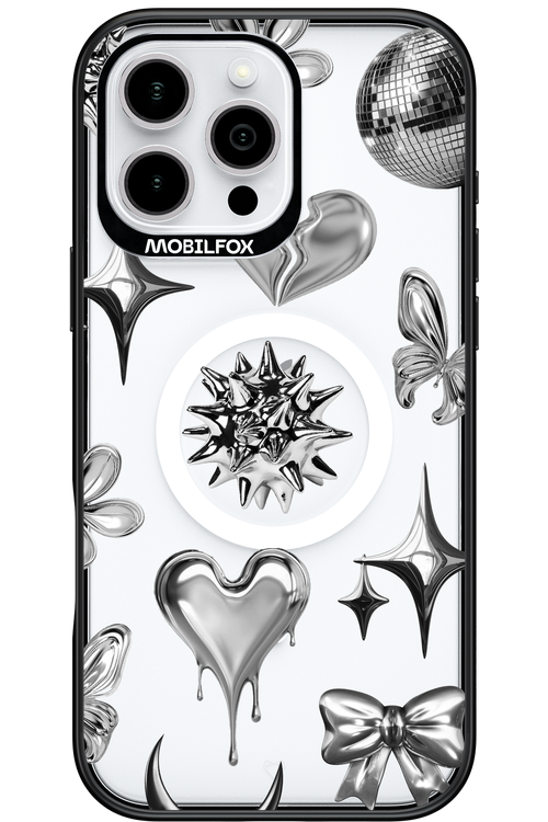 Silver Zone Transparent - Apple iPhone 16 Pro Max
