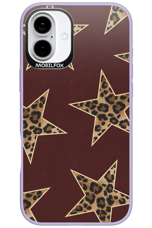 Wild Stars Burgundy - Apple iPhone 16 Plus