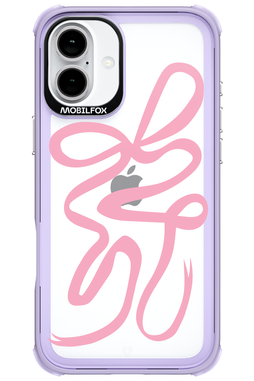 Pink Bow - Apple iPhone 16 Plus