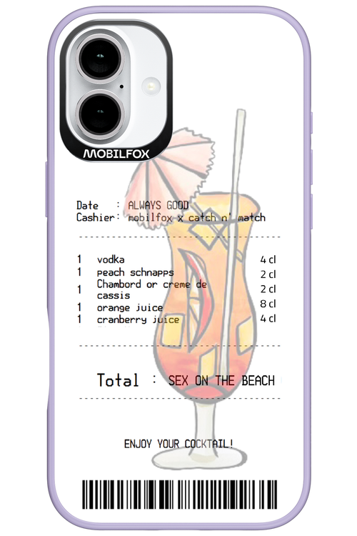 sex on the beach cocktail - Apple iPhone 16 Plus