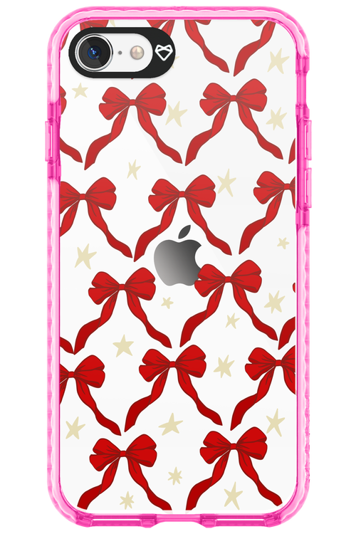 Bow & Stars (Transparent) - Apple iPhone SE 2020