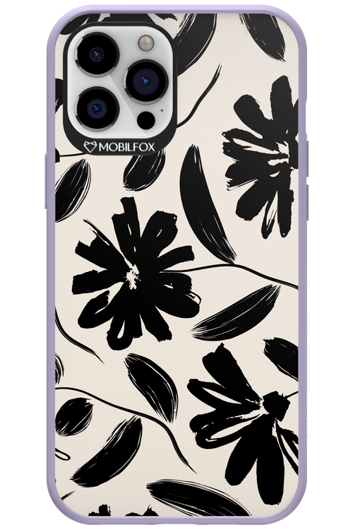 Monochrome Flowerss 2.0 - Apple iPhone 12 Pro Max
