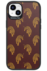 Burgundy Leopard Pattern - Apple iPhone 14 Plus