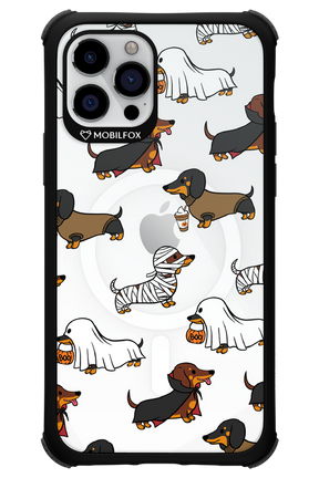 Scary Dachshund (Transparent) - Apple iPhone 12 Pro