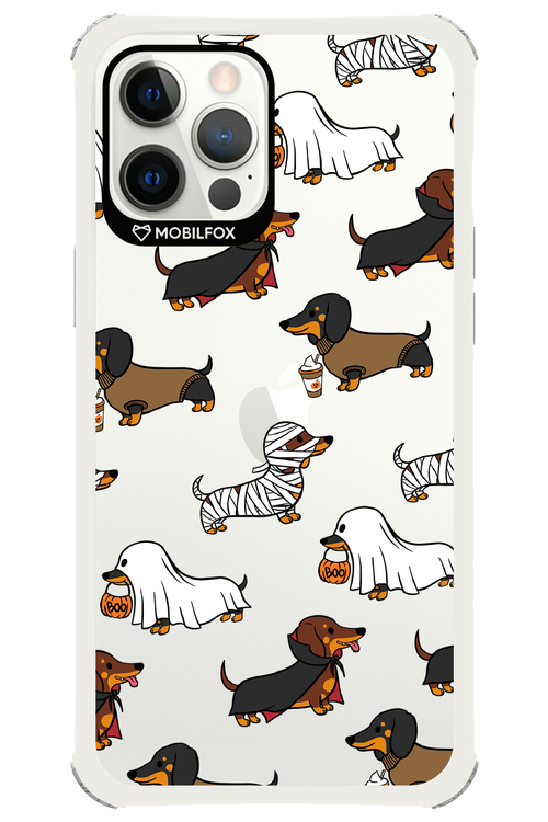 Scary Dachshund (Transparent) - Apple iPhone 12 Pro Max