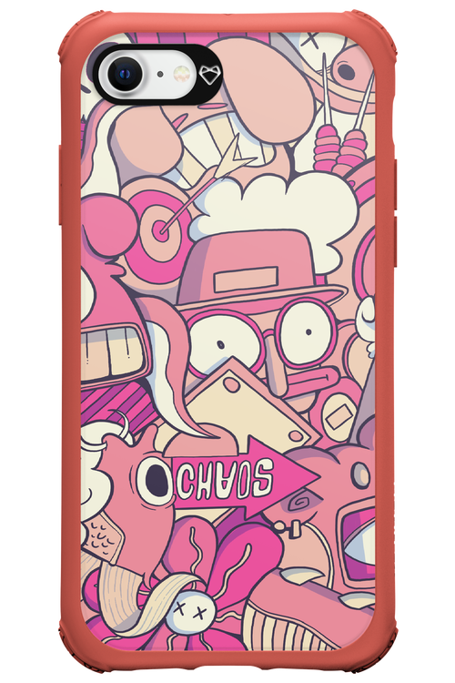 Coral Chaos - Apple iPhone 8
