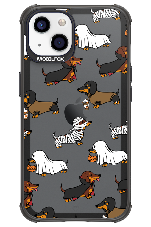Scary Dachshund (Transparent) - Apple iPhone 13