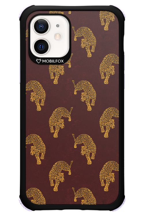 Burgundy Leopard Pattern - Apple iPhone 12