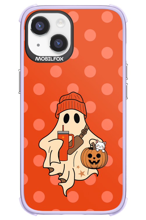 Ghost Girl (Orange) - Apple iPhone 14