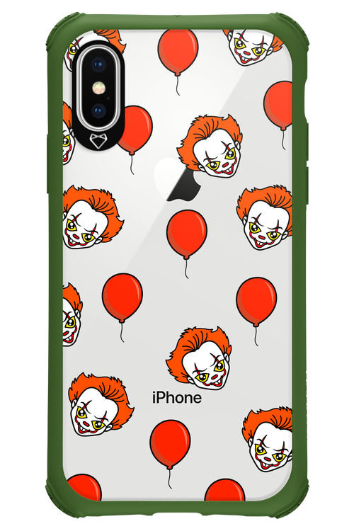 Mystery Clown (Transparent) - Apple iPhone XS