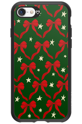 Bow & Stars (Green) - Apple iPhone SE 2020