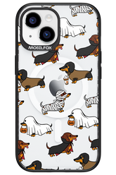 Scary Dachshund (Transparent) - Apple iPhone 15