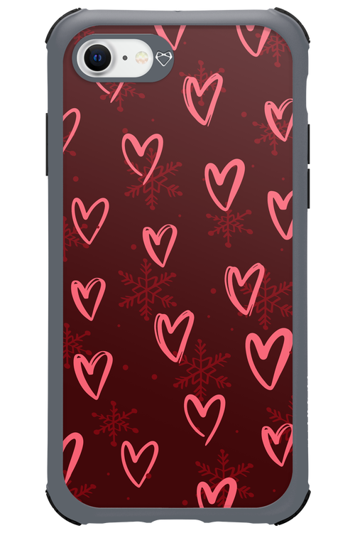 Christmas Hearts - Apple iPhone SE 2022