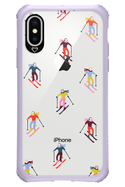 Snow Motion (Transparent) - Apple iPhone X