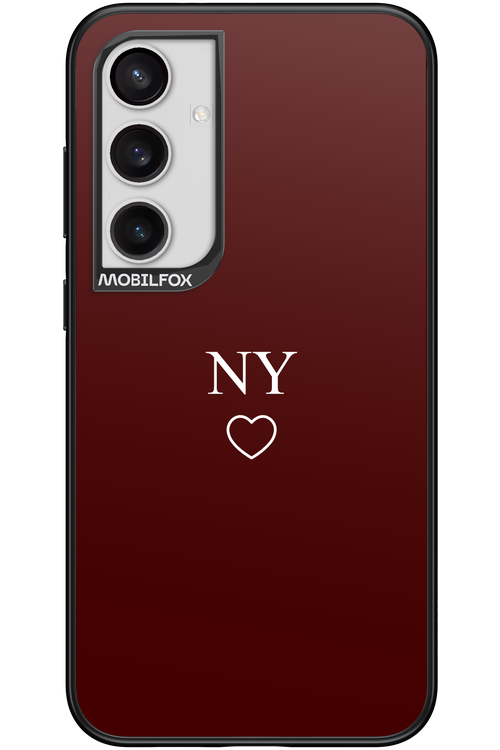 NY Burgundia 2.0 - Samsung Galaxy S24+