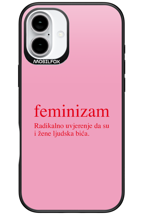 Feminizam Pink - Apple iPhone 16 Plus