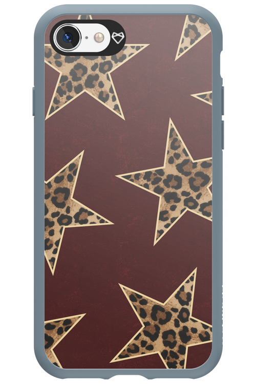 Wild Stars Burgundy - Apple iPhone SE 2020