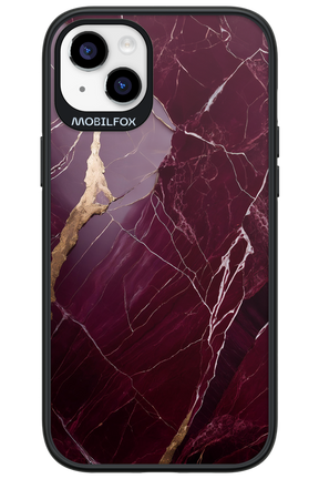 Burgundy Marble - Apple iPhone 14 Plus