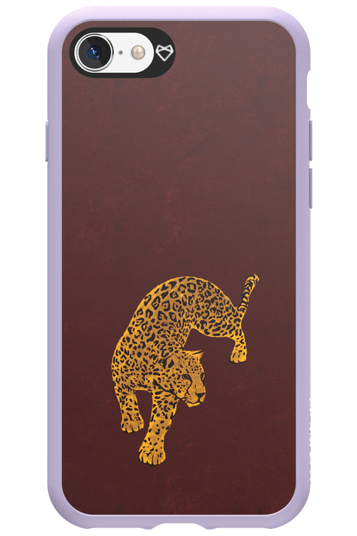 Burgundy Leopard - Apple iPhone SE 2022