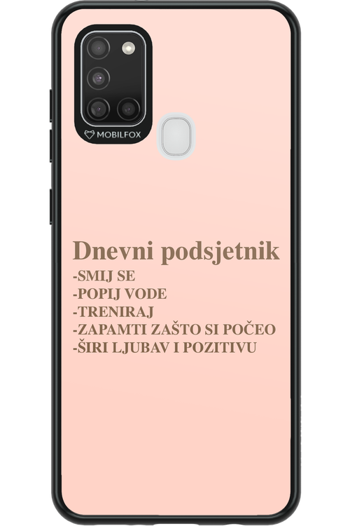 Dnevni Podsjetnik - Samsung Galaxy A21 S