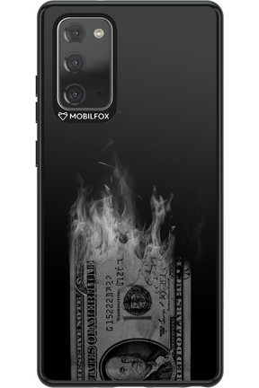 Money Burn B&W - Samsung Galaxy Note 20
