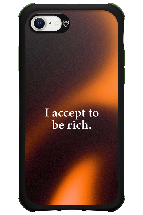 I accept to be rich - Apple iPhone 8
