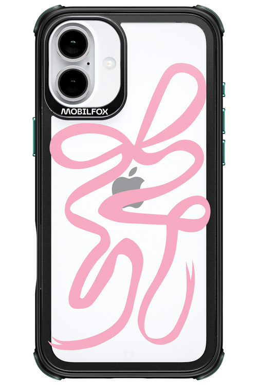Pink Bow - Apple iPhone 16 Plus