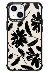 Monochrome Flowerss - Apple iPhone 13 Mini