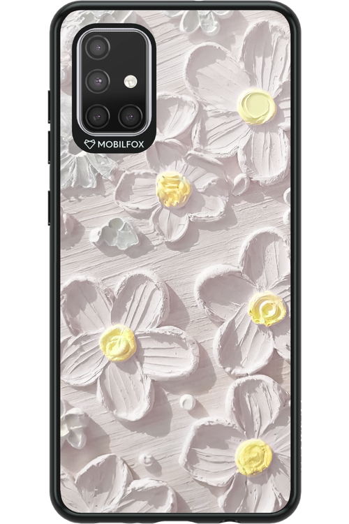 White Flowers 2.0 - Samsung Galaxy A71
