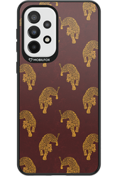 Burgundy Leopard Pattern - Samsung Galaxy A33