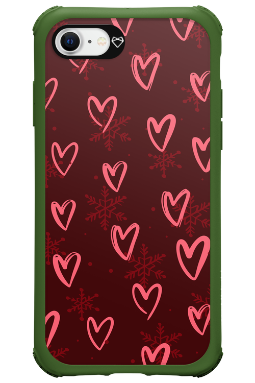 Christmas Hearts - Apple iPhone SE 2022