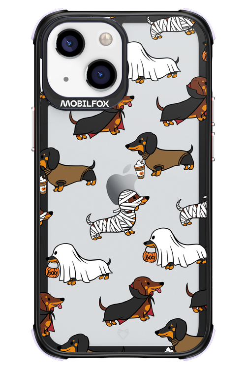 Scary Dachshund (Transparent) - Apple iPhone 13 Mini