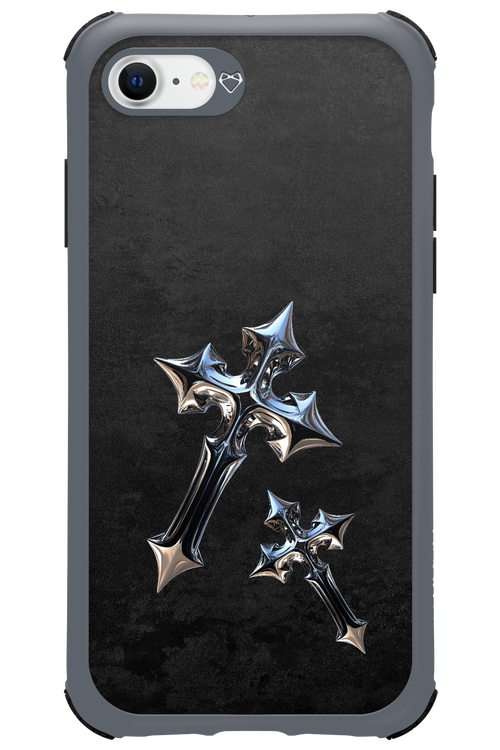 Chrome Crosses - Apple iPhone SE 2020