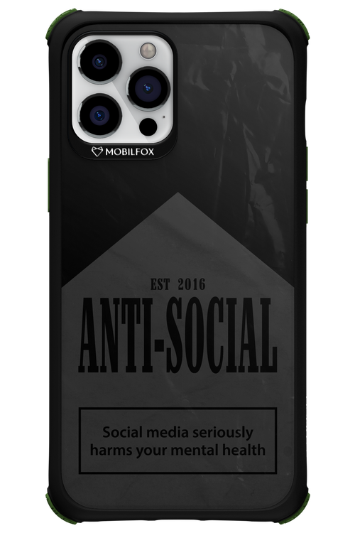 ANTI-SOCIAL (BLVCK) 2.0 - Apple iPhone 12 Pro Max