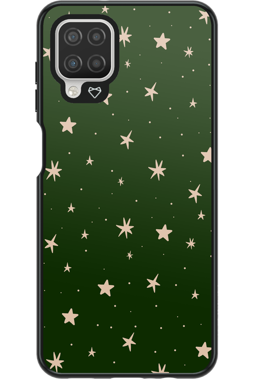 Forest Green Stars - Samsung Galaxy A12