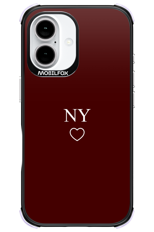 NY Burgundia 2.0 - Apple iPhone 16