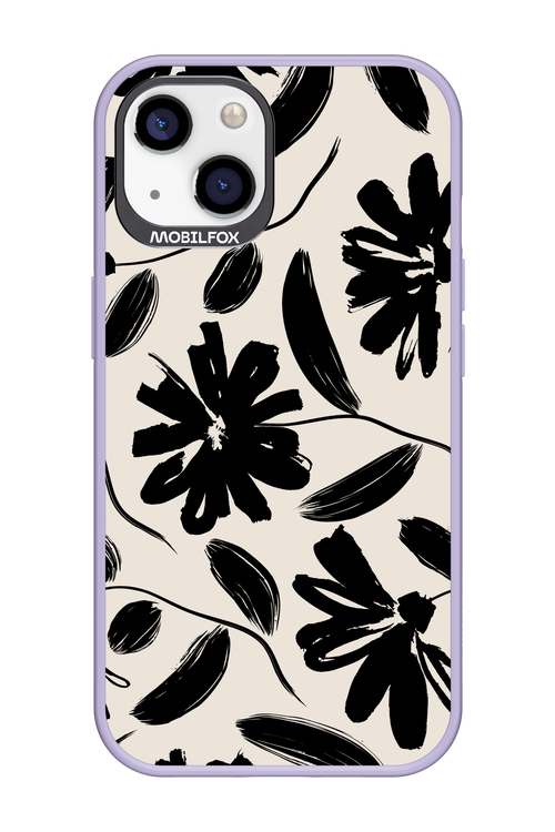Monochrome Flowerss 2.0 - Apple iPhone 13