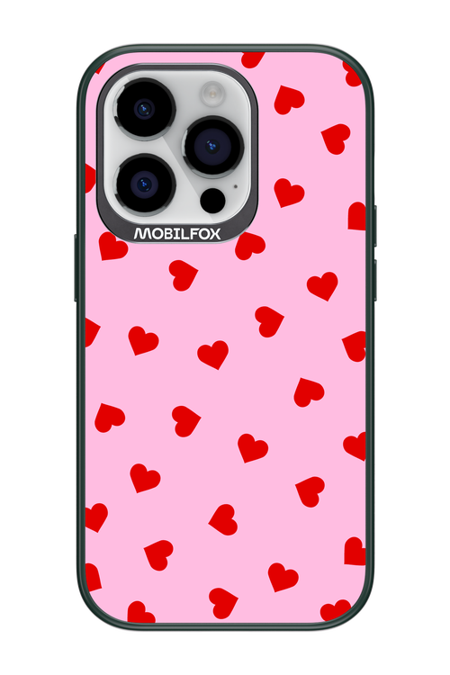 Sprinkle Heart Pink - Apple iPhone 14 Pro